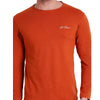 Mens Solid Brown T-Shirt