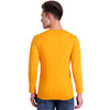 Mens Solid Yellow T-Shirt