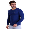 Mens Solid Blue T-Shirt