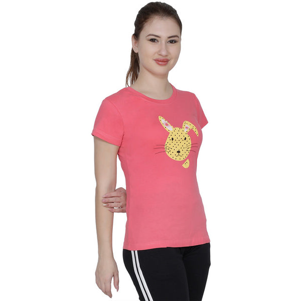 Women Coral T-Shirt
