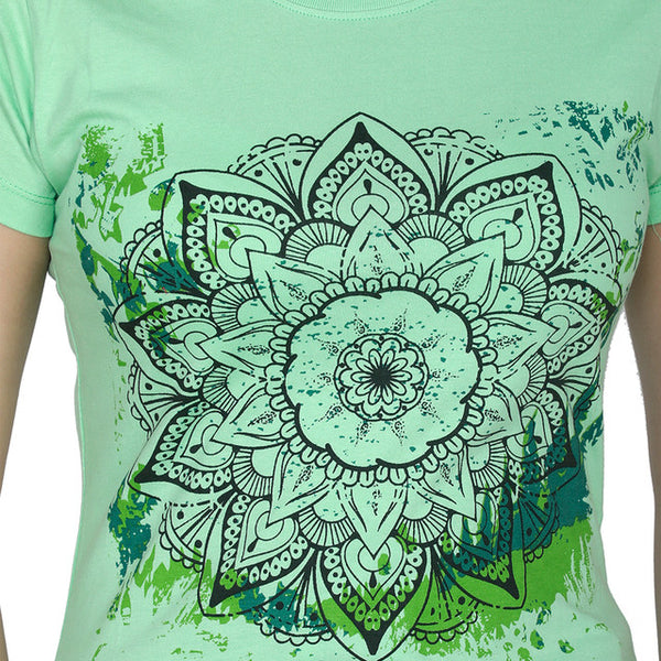 Women Light Green T-Shirt