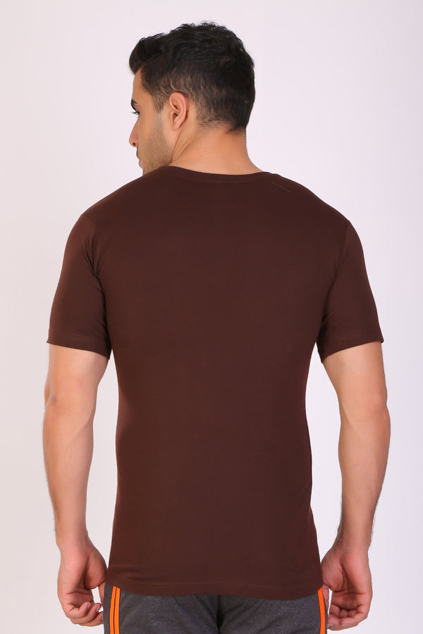 Men Trendy Brown T-Shirts
