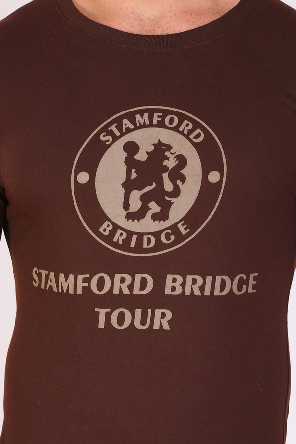 Men Trendy Brown T-Shirts