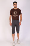 Men Trendy Brown T-Shirts