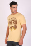 Men Trendy Khakhi T-Shirts