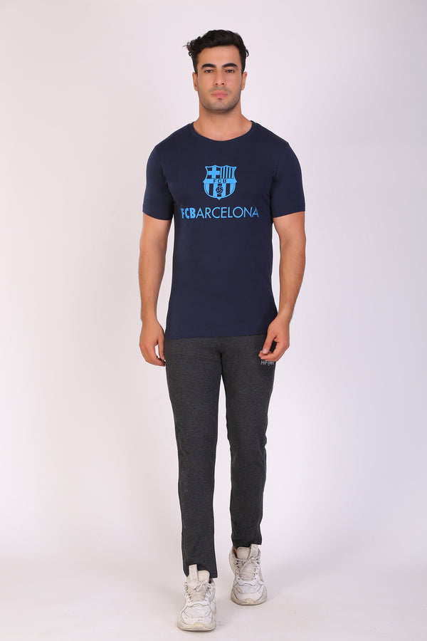 Men Trendy Navy T-Shirts