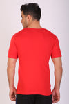 Men Trendy Red PrintedT-Shirts