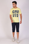 Men Trendy yellow Printed T-Shirts
