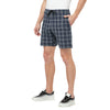 T.T. Men Cool Check Shorts Pack Of 2 Navy-Black