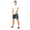 T.T. Men Cool Check Shorts Pack Of 2 Navy-Black