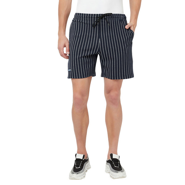 T.T. Men Cool Striper Shorts Pack Of 1 Nvy