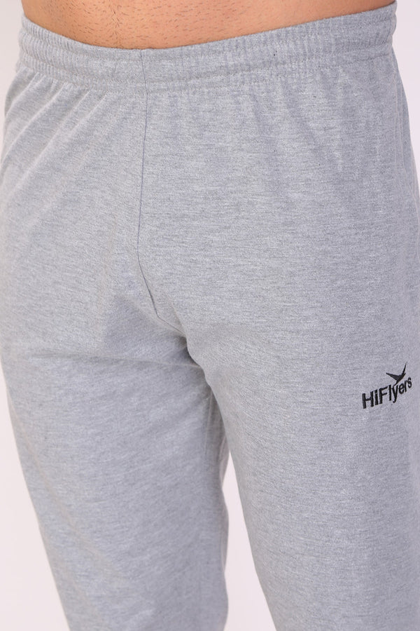 Men Cotton Capri Shorts Grey