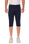 Men Cotton Capri Shorts Navy
