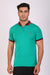 Men Slim Fit Printed Green T-Shirt