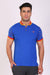 Men Slim Fit Printed Royal T-Shirt