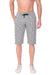 Men Cotton Grey Capri