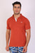 Men Slim Fit Orange Polo T-Shirts