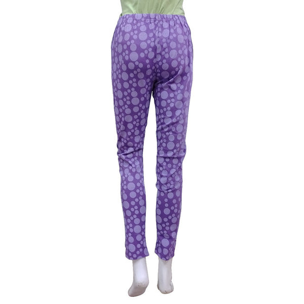 T.T. Women Designer Leggings Purple