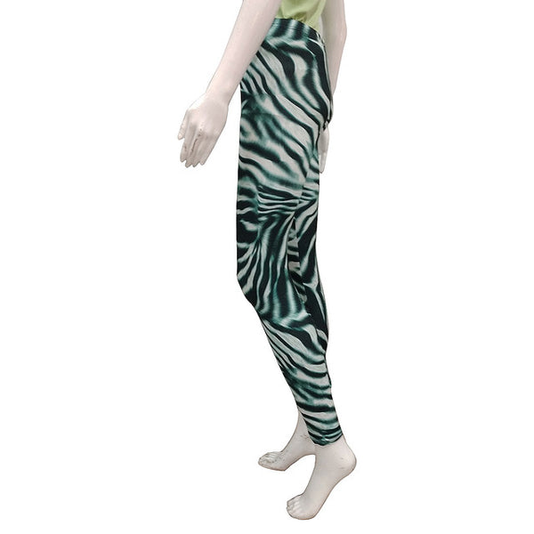 T.T Women Printed Leggings Green