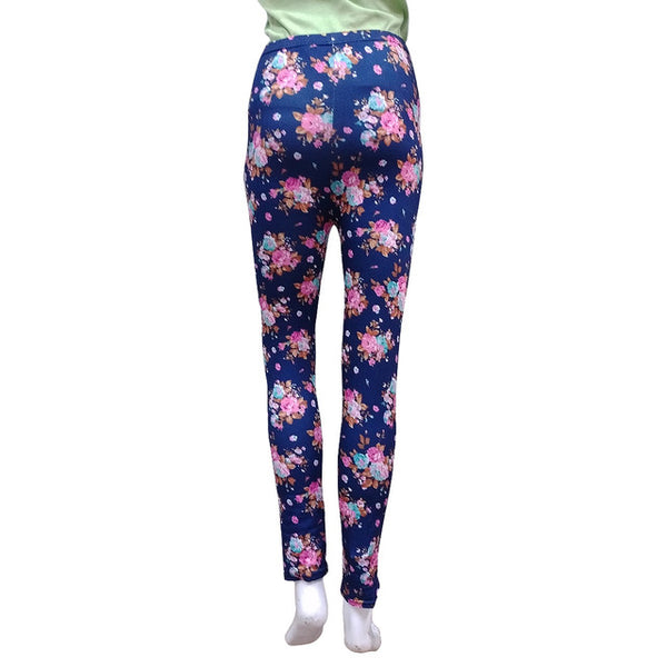 T.T Women Printed Leggings Royal