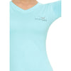 Women Sky Blue T-Shirts
