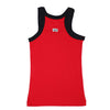 T.T. Kids Addy Gym Vest Pack Of 3 Grey-Red-Trqs