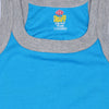 T.T. Kids Addy Gym Vest Pack Of 3 Grey-Red-Trqs