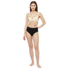 T.T. Women Desire Solid Cotton Spandex Panty Pack Of 2 Black-Skin