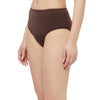 T.T. Women Desire Solid Cotton Spandex Panty Pack Of 2 Blue-Brown