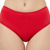 T.T. Women Desire Solid Cotton Spandex Panty Pack Of 2 Skin-Red