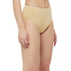 T.T. Women Desire Solid Cotton Spandex Panty Pack Of 2 Black-Skin