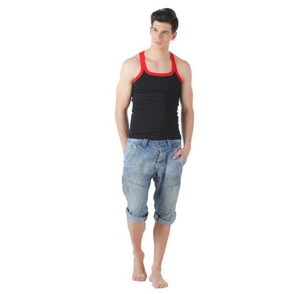 Black Gym Vest For Men