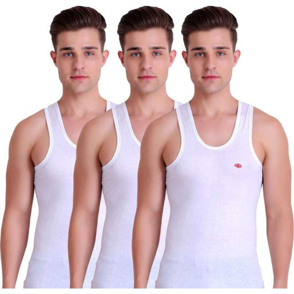 Men Softy White Vest