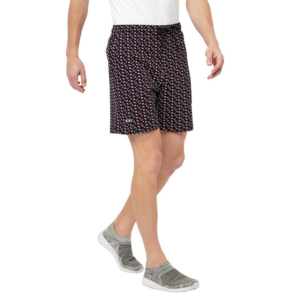 T.T. Men Cool Printed Shorts Pack Of 2 Yellow-Black