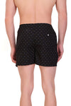 HiFlyers Men Printed Cotton Boxer Short Black