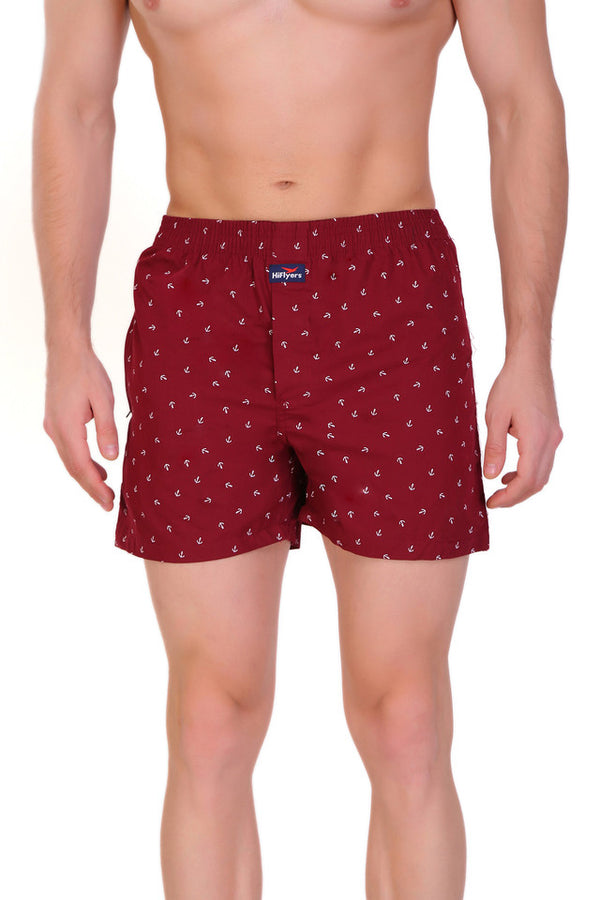 Boxer Short Pant Maroon
