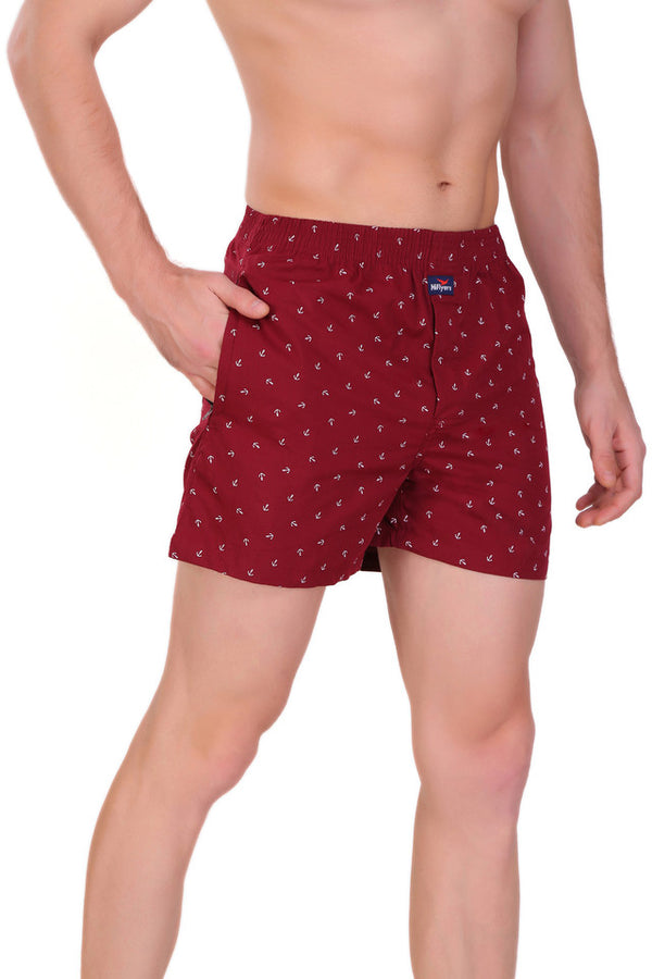 Boxer Short Pant Maroon