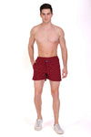 Boxer Short Pant Maroon