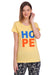 T.T. Women Slim Fit Round Neck Printed Tshirt Yellow