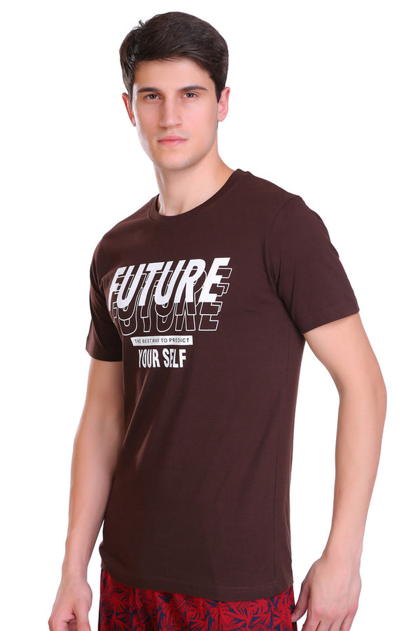 Men Trendy Brown T-Shirts