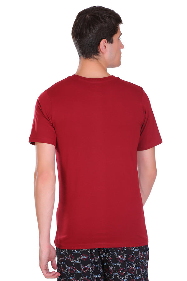 Men Trendy Maroon T-Shirts