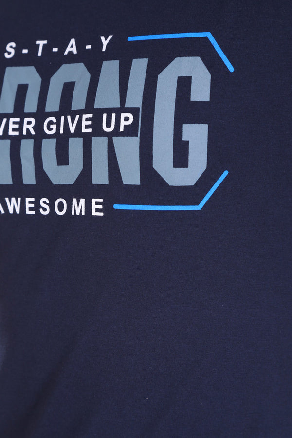 Men Trendy Navy T-Shirts
