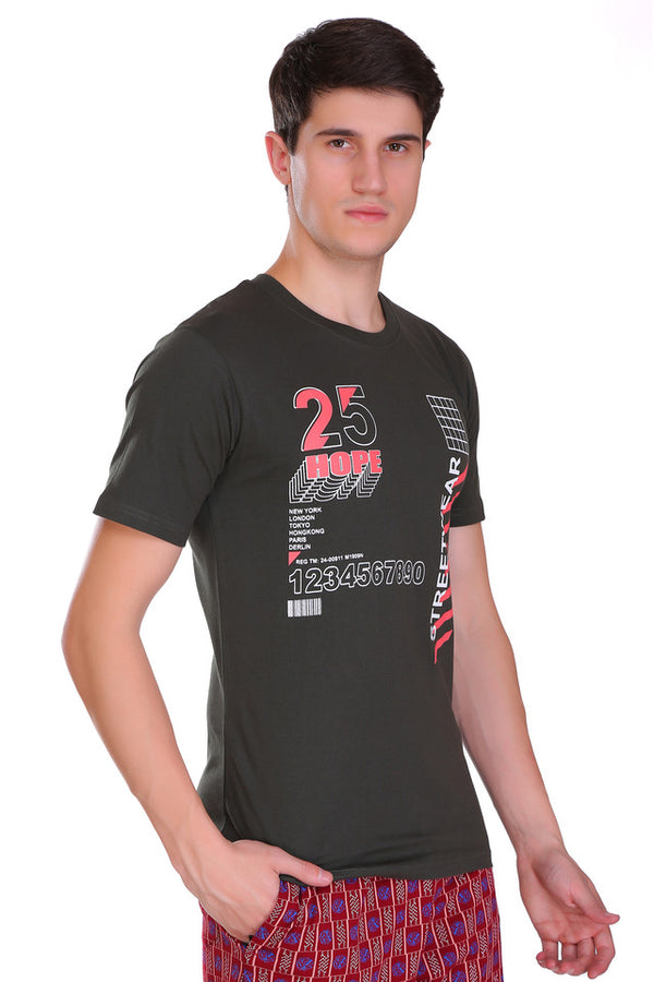 Men Trendy Green T-Shirts
