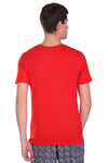 Men Trendy Red PrintedT-Shirts