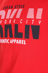 Men Trendy Red PrintedT-Shirts