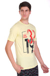 Men Trendy yellow Printed T-Shirts