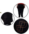 Plus Size Men Black Cotton Track Pant