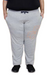 Plus Size Men grey Cotton Track Pant