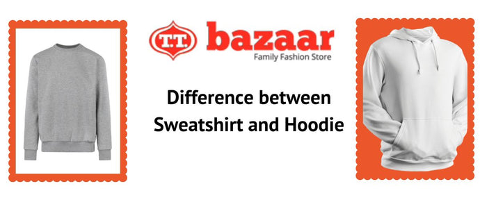 Difference between Sweatshirt and Hoodie