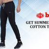 Get Summer Ready with Cotton Track Pants From TT